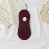 Meias de Barco de Algodão Novas para Primavera e Verão Femininas Meias Respiráveis Simples Vazadas de Malha Meias Invisíveis de Silicone Femininas
