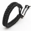 Pulsera de Cuerda Trenzada para Paraguas Hecha a Mano Pulsera Tamaño Ajustable