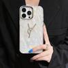 Adecuado para Carcasa de Teléfono de Marca Moderna con Patrón de Conchas de Colores Apple 17 Pro Max iPhone 15 Plateado 16 Femenina 14 Funda Anti-Caídas