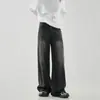 Jeans Gruesos de Pierna Ancha de Cintura Alta Forrados de Polar para Mujer, Novedad Invierno 2025, Pantalones Rectos Sueltos Adelgazantes con Caída hasta el Suelo