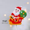 Decoração de Bolo de Natal 2025 Cola Macia Desenho Papai Noel Alce Plug-In Meninos e Meninas Acessórios de Confeitaria