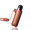 Adequado para cartucho de cor estojo de couro para maço de cigarros colorido estojo para meio maço de cigarros estojo protetor com cera de óleo Cordão de pescoço Marrom