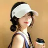 Visera de Sombrero con Protección Solar para Gatito Lindo, Estilo Delgado de Seda de Hielo de Verano, Parasol para Ciclismo al Aire Libre, Sombrero de Sol Versátil