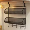Estante de almacenamiento sobre la cama, cesta colgante para litera de dormitorio, solución de almacenamiento sin taladro para estudiantes universitarios para colocar bocadillos, teléfonos y pañuelos