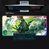 Venta Directa de Fábrica Alfombrilla de Ratón Luminosa de Una Pieza de Color RGB de Zoro Estilo Gaming Alfombrilla Grande para Teclado Alfombrilla Antideslizante para Escritorio