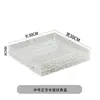 Caixa Longa Quadrada Transparente Loja de Hot Pot Prato de Floco de Neve e Gado Cozinha Criativa Japonesa Churrasco Prato de Gelo Sashimi Travessa de Frutos do Mar