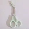 Tesoura para Aparar Sobrancelhas com Pente de Sobrancelha, Pente Pequeno para Modelar Sobrancelhas, Tesouras de Maquiagem, Faca Curva para Aparar Sobrancelhas, Portátil