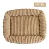 Cama nueva para mascotas, cama de forro polar a rayas para gatos, sofá cálido de invierno para mascotas, cama cómoda para perros, alfombrilla para gatos, cama para perros, colchoneta para cama de mascotas