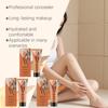 Crema Base Iluminadora de Piernas Zephoco (Tono de piel) Maquillaje de Larga Duración, Crema Base Suave y Refrescante