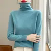 Top de capa interior de cuello alto transfronterizo para mujer, estilo otoño e invierno, suéter de punto tipo pullover de forro polar Andy suave y cómodo
