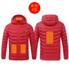 Chaqueta calefactora inteligente de invierno con calefacción eléctrica, chaqueta calefactora de algodón con temperatura constante y acolchado USB, para hombres y mujeres.