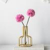 Tubo de ensaio de vidro Flores secas Decoram Flores de simulação de rosas Flores de mesa de jantar de alta qualidade na sala de estar Buquê de alta qualidade Arte em ferro