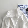Camiseta básica blanca de algodón estilo coreano con abertura para mujer Primavera engrosada estilo holgazán apilado suelta versátil manga larga moda