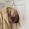 Bolso Tote Retro de Ante y Felpa Otoño Invierno Coreano para Mujer, Nuevo, Gran Capacidad, Diseño de Nicho, Bolso Cruzado Casual para Hombro