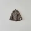 Chapéu Infantil Qiu Nan Outono e Inverno Estilo Coreano Tricô Torcido Quente Chapéu Bacia para Homens e Mulheres Moda Bebê Mais Fácil de Combinar Chapéu de Lã