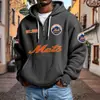 Sitio Web Independiente Transfronterizo Moda Masculina Nueva Más Vendido Bolsillo Múltiple Cremallera Nueva Sudadera Comercio Exterior Sudadera de Moda Serie NFL