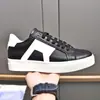 2025 Nuevos Tenis Blancos Cómodos de Corte Bajo para Hombre con Bloques de Color, Cordones, Piel Genuina para Exteriores, Versátiles, Transpirables, Calzado Casual para Hombre