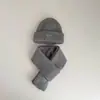 Gorro de Punto Jacquard para Niños para Otoño e Invierno, Protege Orejas, Cómodo, Cálido, Resistente al Frío, Estilo Nuevo, Lindo Gorro de Punto con Pompón, Juego de Dos Piezas