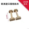 Flexiones Estilo Ruso Rack para Flexiones Barras Paralelas de Madera Rack de Inversión Práctica Soporte para Flexiones de Madera Maciza