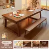Sala de estar grande mesa longa leitura aprendizado quarto escritório em casa sofá costas mesa longa de-mesa de sala de estar duas pessoas