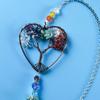 Árvore da Vida Três Peças Cristal Sun Catcher Pingente Cross-Border Moon Star Sun Catcher Garden Light Collection Jóias