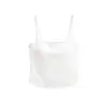 Camisola única de estilo tailandés para mujer, prenda exterior de verano con copas, diseño de espalda descubierta con encaje, top de yoga de capa base integrado