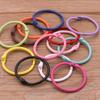Suministro Directo de Fábrica Broche de Langosta Metálico Colorido DIY Cadena de Cuentas Redondas Anillo Abierto Broche Llavero Ojo de Oveja Joyería