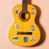 50 piezas de pegatinas de marca de moda Pegatinas decorativas para ordenador, teléfono móvil, taza de agua, pegatinas creativas para cuaderno/diario, impermeables