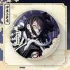 Cazador de demonios: Kimetsu No Yaiba Ciudad Infinita Insignia Grande Tanjiro Nezuko Ninja Mariposa Periférico Doble Flash Insignia Grande Colgante Baqi