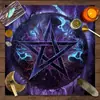 Toalha de Mesa para Cartas de Tarot, Árvore da Vida, Fases da Lua, Jogo de Cartas de Tarot, Toalha de Mesa Decorativa para Embaralhar Cartas, Toalha de Mesa Decorativa para Jogo de Tabuleiro Mistério de Assassinato