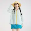 Ropa Ligera de Protección Solar Estilo Montaña para Mujeres en Verano Protección UV Upf50+ Ropa para la Piel al Aire Libre para Hombres Ropa de Protección Solar Transpirable de Seda de Hielo