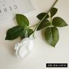 Flor artificial de rosa hidratante ao toque, haste única, rosa de Dia dos Namorados, decoração de casa, presente de Dia dos Namorados, botão de rosa