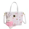 Bolsa de Mão Feminina 2026 Novo Estilo Bolsa Transversal Fofa Estampada Bolsa de Ombro Simples Casual Bolsa Saco para o Dia a Dia