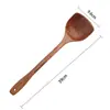 Zhibin Home Novo Conjunto Colher Espátula Ke Mu Talheres de Madeira Utensílios de Cozinha Panela Antiaderente Conjunto de Talheres Atacado