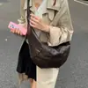 Bolso Informal Sencillo de Moda Estilo Coreano para Mujer 2025 Otoño Bolso Nuevo Gran Capacidad Sencillo para el Trabajo y el Viaje Bolso Cruzado