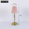 Nova luminária de mesa de laço de luxo leve transfronteiriça para decoração de quarto e sala de estar, luminária de mesa recarregável, luminária de mesa ambiente atacado