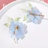 Grampo de cabelo super fada ramo de flor de flor de pessegueiro antigo flor DIY grampo de cabelo com contas tecidas à mão material de brinco para roupas chinesas atacado