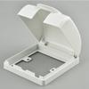 Ingeniería Blanco Caja oculta tipo 86 impermeable para baño baño pared interruptor enchufe caja a prueba de salpicaduras panel cubierta a prueba de humedad