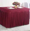 Toalhas de Mesa para Banquetes de Exposição Atacado de Fábrica, Toalhas de Mesa Lisas, Toalhas de Mesa para Conferência, Capas de Mesa em Estoque, Saias de Mesa Atacado