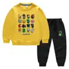 Conjunto de Ropa Infantil Nuevo de Cuello Redondo para Primavera y Otoño 2026: Conjunto de Dos Piezas de Sudadera y Pantalón Largo para Niños, Atuendo de Algodón de Manga Larga para Bebé