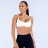 Nuevo sujetador deportivo sexy europeo y americano sin espalda, top de yoga absorbente de sudor y transpirable, top de running para fitness a prueba de impactos para mujer