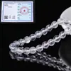 Cristal Natural Transparente Cristal Blanco Cuentas Sueltas Pulsera DIY Joyería Accesorios Colgante para Coche Cuentas para Manualidades Accesorio