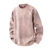 Moletom masculino de estilo neutro para primavera, top estiloso e legal de camurça resistente, nova camiseta de manga comprida, camada base HH8913