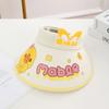 Sombrero de Sol Infantil Vacío, Dibujos Animados Lindos para Jugar al Aire Libre, Sombrero Casual Personalizado para Protección Solar, Sombrero de Bebé, Salida de Primavera al por Mayor
