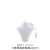 Molde de Resina DIY de Cristal Molde de Pirámide Triangular 3D Molde de Pirámide Triangular Torre de Energía Molde de Silicona Otros