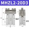 Cilindro de Dedos Hfz/Mhzl2/Mhz2-6-10-16-20-25-32D Pinza Paralela Neumática