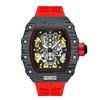 PINTIME/novo relógio mecânico automático masculino com rede chique oca relógio masculino Miller