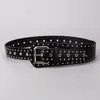 Estilo Punk Unha de Salgueiro Cinto Distintivo Feminino Decorativo Estilo Europeu e Americano Cinto de Botão Versátil Tendência Cinto de Calça em estoque Atacado Tendência