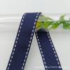 Azul escuro double-line jump point ribbon atacado side strip bag strap strap single-line home textile shoes and hats edge-covered acessórios de vestuário