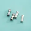 Cuentas de Barril de Plata de Ley S925 con Patrón de Círculo, Cuentas Espaciadoras para Manualidades, Pulseras Tejidas, Pulseras de Cristal, Collares, Cuentas Sueltas, Accesorios Hechos a Mano para DIY